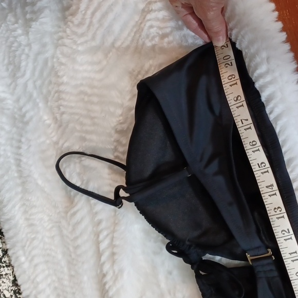 Time &True Black Woman's Crop   Top New No‎ Tags 3XL - Picture 4 of 7